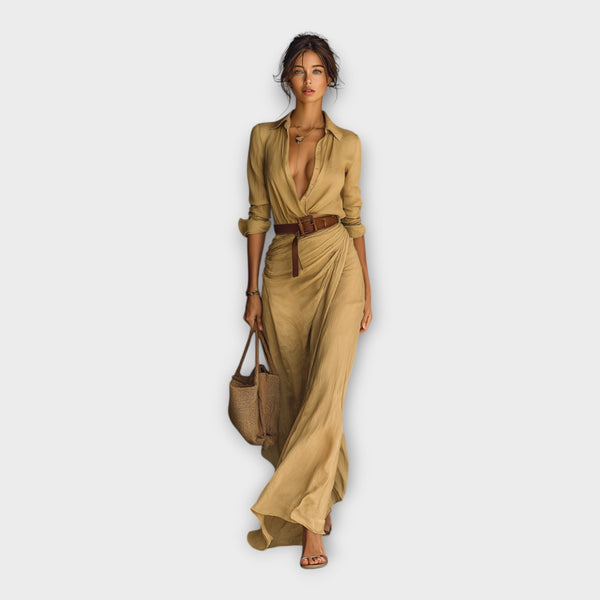 Αέρινο φόρεμα με διαχρονική κομψότητα