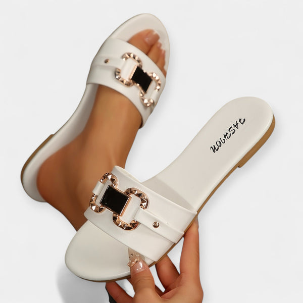 Άνετες Παντόφλες με Στρογγυλή Μύτη